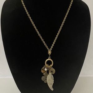 Vintage Park Lane Feather Necklace